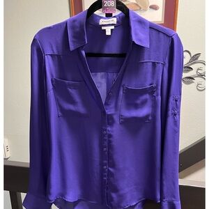Express Women's Deep Purple Blouse #MO208